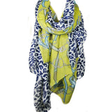 Wrapables Leopard and Chain Print Scarf