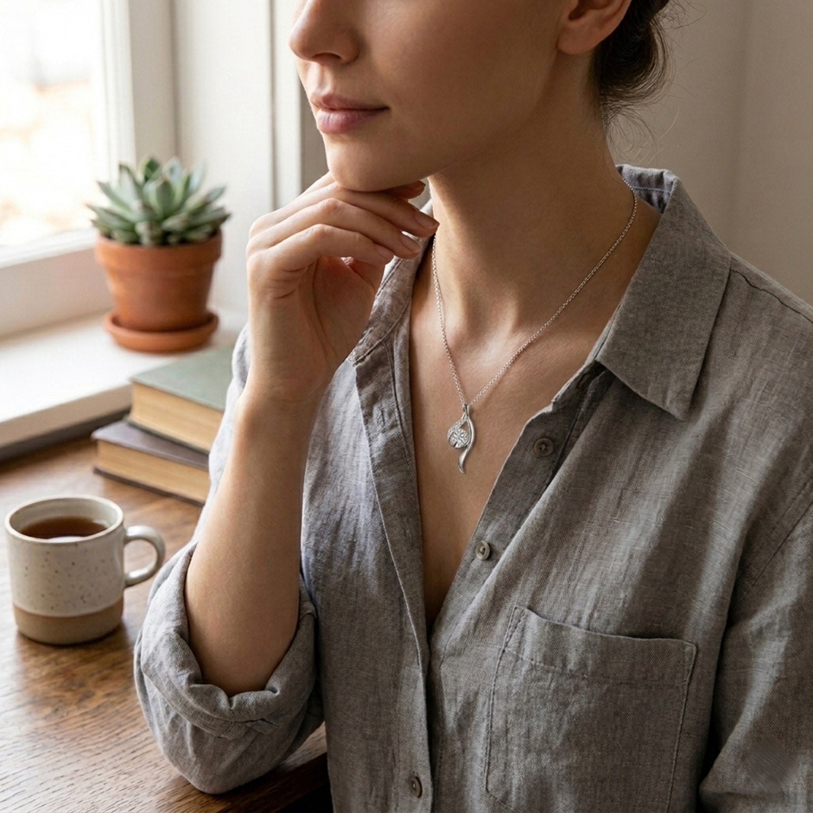 Wrapables True Elegance Crystal Necklace