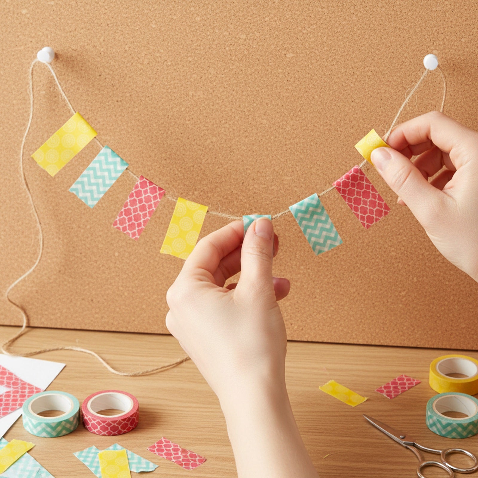 Wrapables Marrakech Trellis, Chevron & Circling Washi Tape, Set of 3
