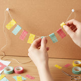 Wrapables Marrakech Trellis, Chevron & Circling Washi Tape, Set of 3