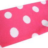 Wrapables Colorful Baby & Toddler Leg Warmers, Dots Pink & White