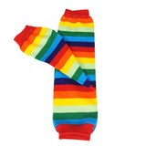 Wrapables Colorful Baby & Toddler Leg Warmers, Rainbow Brite