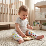 Wrapables Colorful Baby & Toddler Leg Warmers, Dots Multi-Color