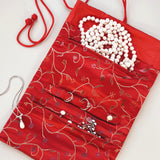 Brocade Jewelry Roll