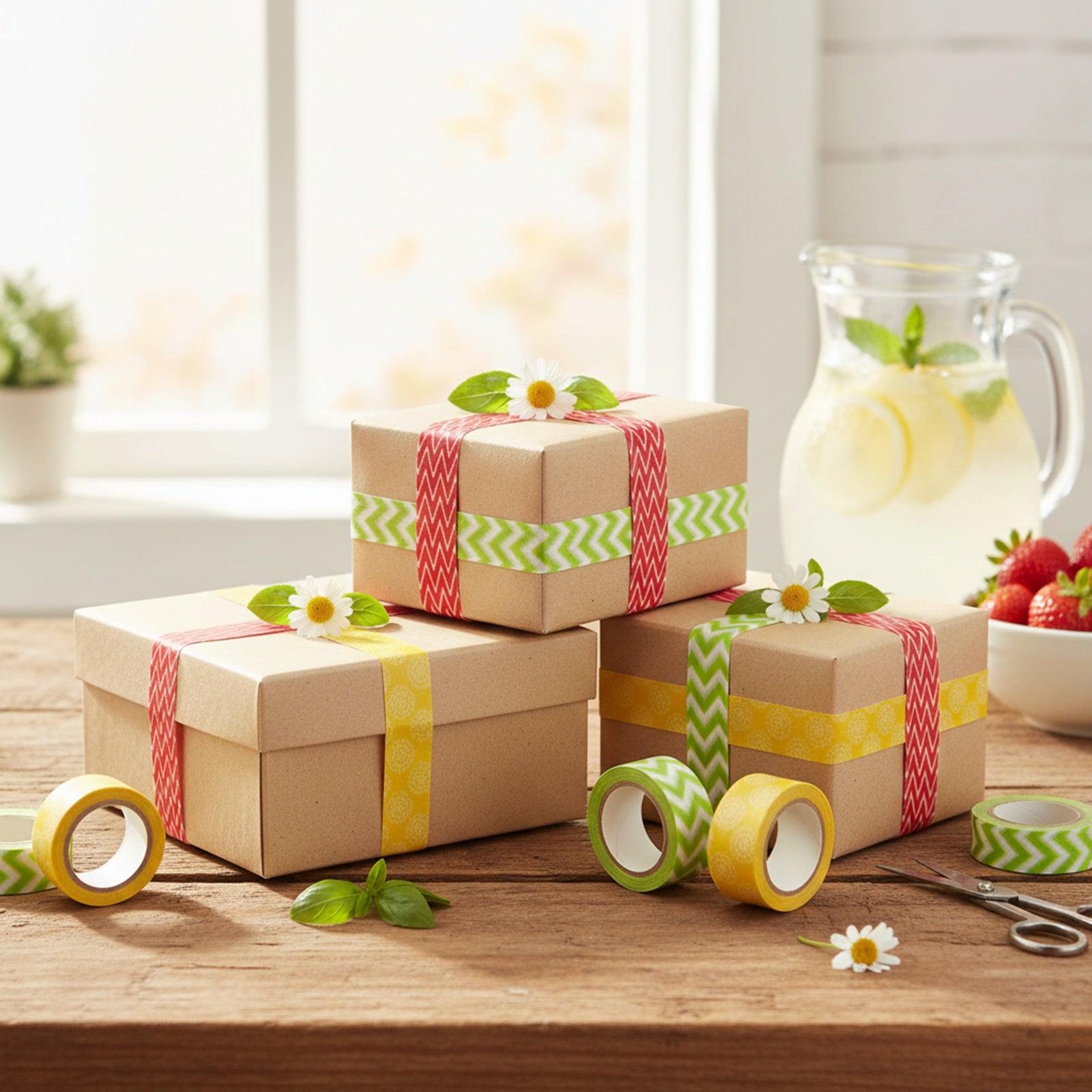 Summer Fun Japanese Washi Masking Tape (Set of 3)