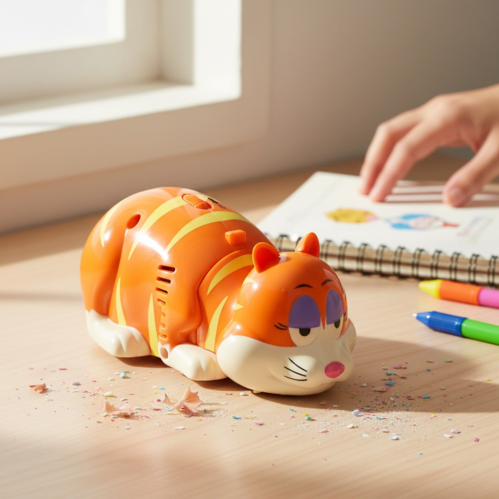 Wrapables Animal Mini Tabletop Vacuum, Cat