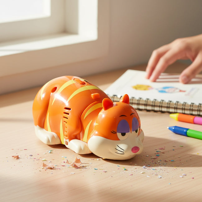 Wrapables Animal Mini Tabletop Vacuum, Cat