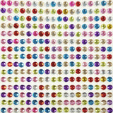Wrapables 4mm Crystal Diamond Sticker Adhesive Rhinestone, 468pcs
