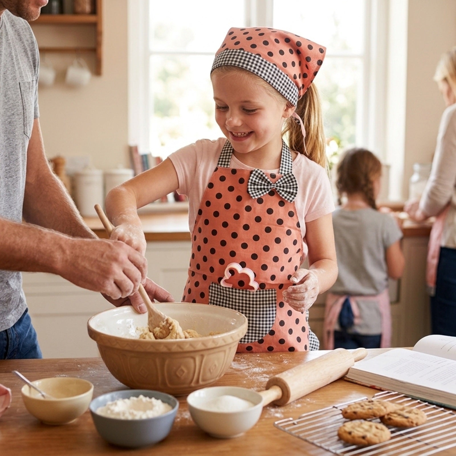 Kella Milla Cutie Little Helper Kids Matching Apron & Hat Set