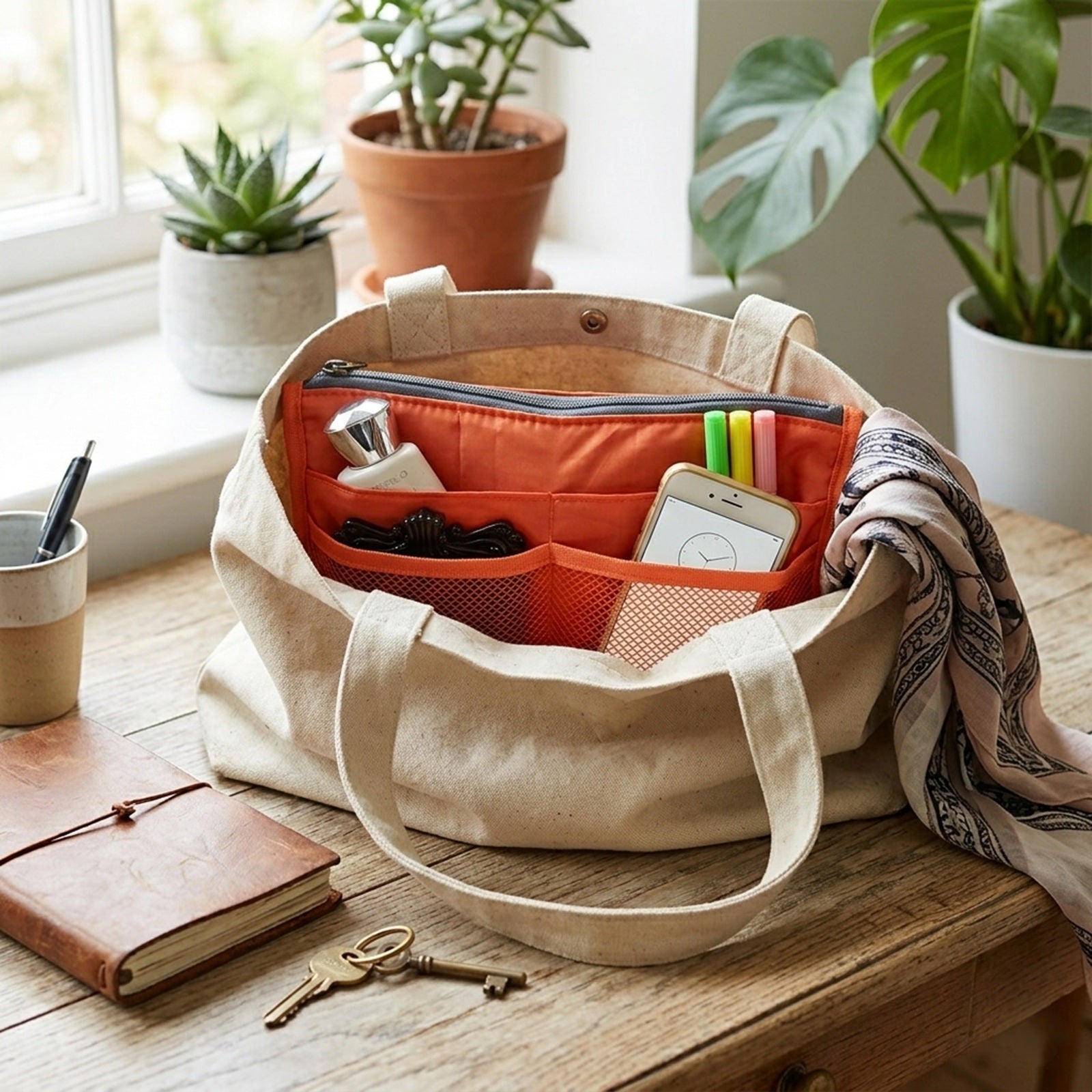 Wrapables Bag Insert Organizer, Travel Bag Organizer