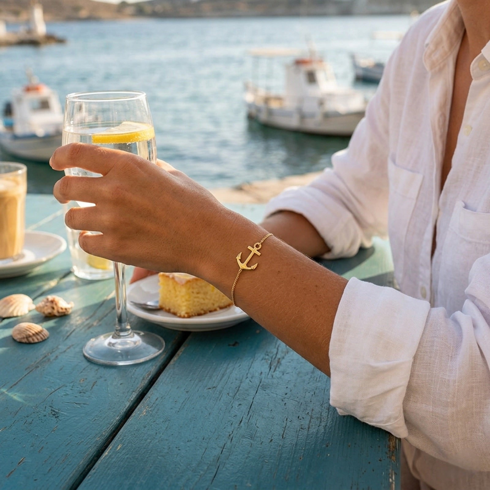 Wrapables Sideways Anchor Bracelet
