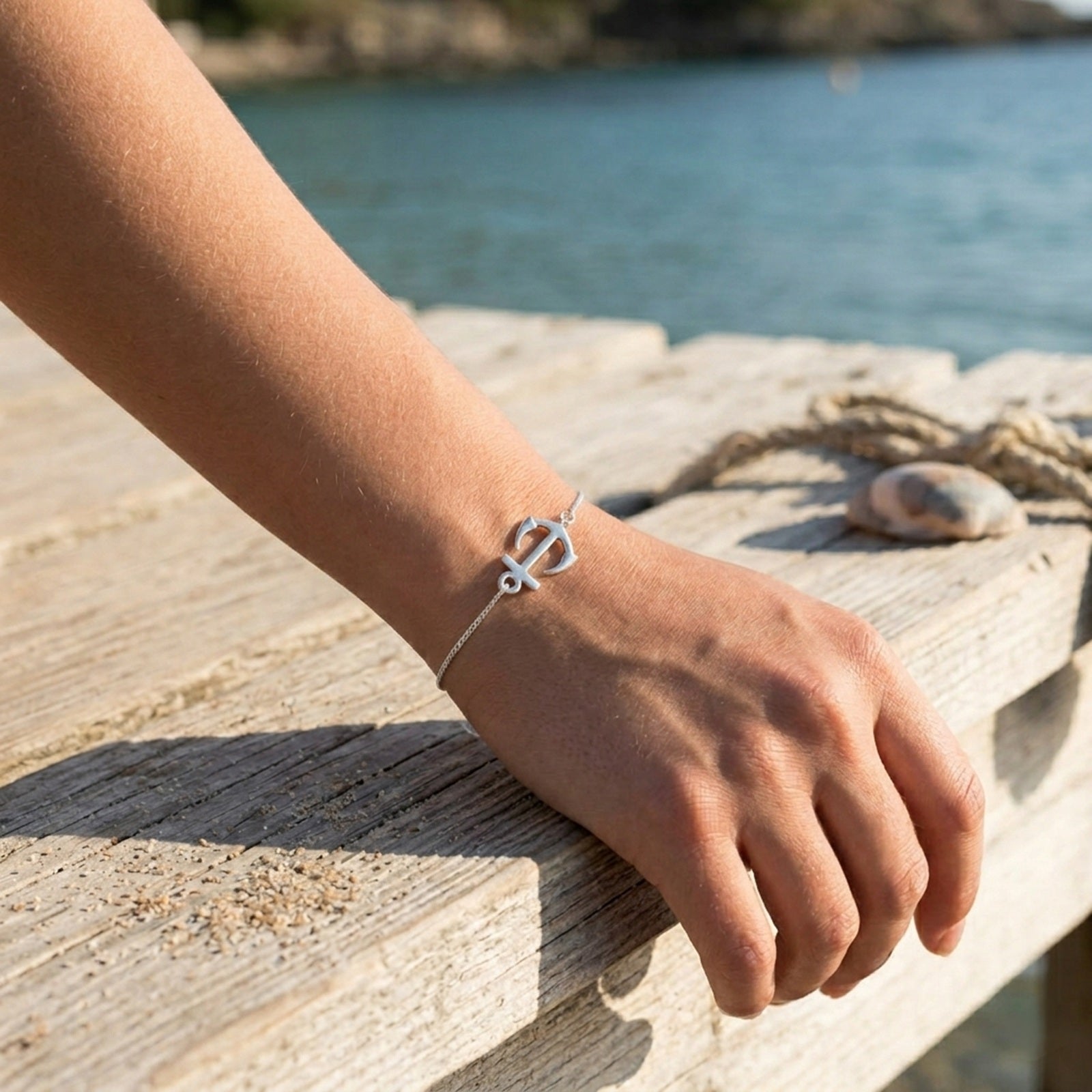Wrapables Sideways Anchor Bracelet