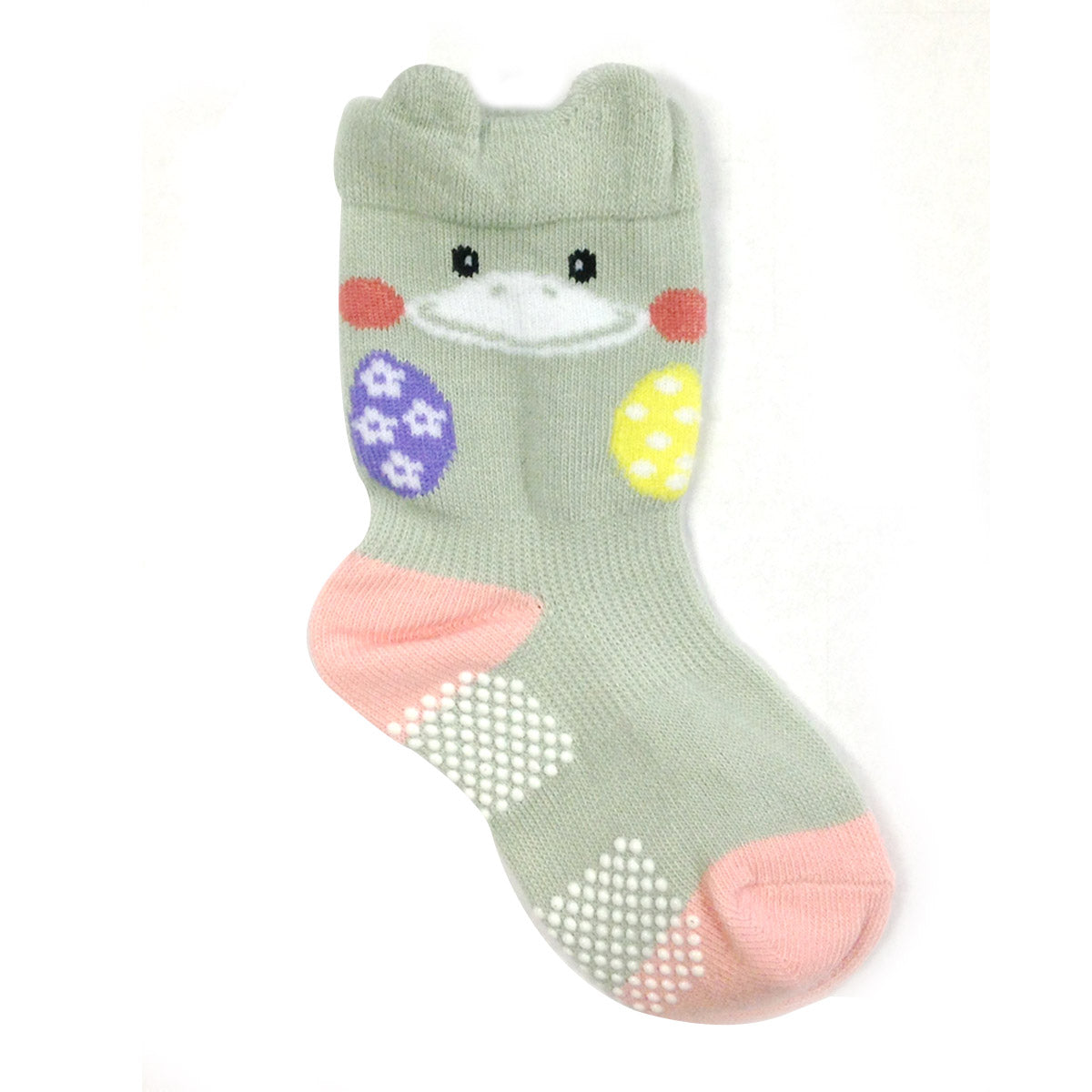 Wrapables Animal Non-Skid Toddler Socks Set of 3