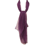 Wrapables Solid Color 100% Silk Long Scarf