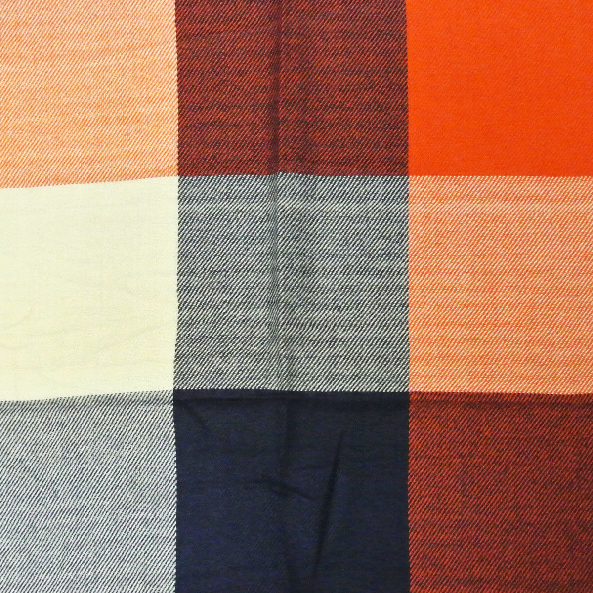 Wrapables Winter Warm Plaid Long Scarf Wrap, Orange