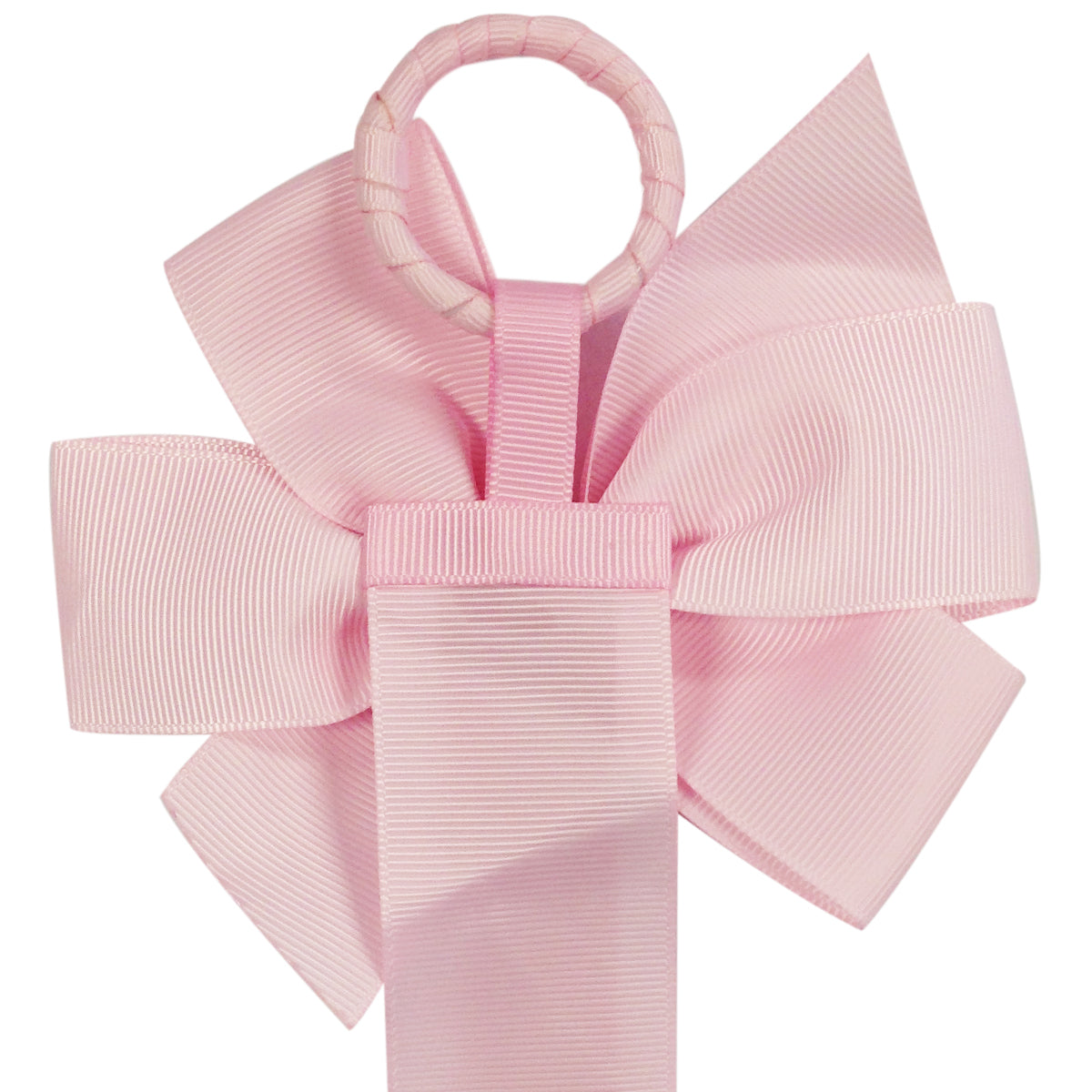 Wrapables Hair Clip and Hair Bow Holder, Pink Polka Dots