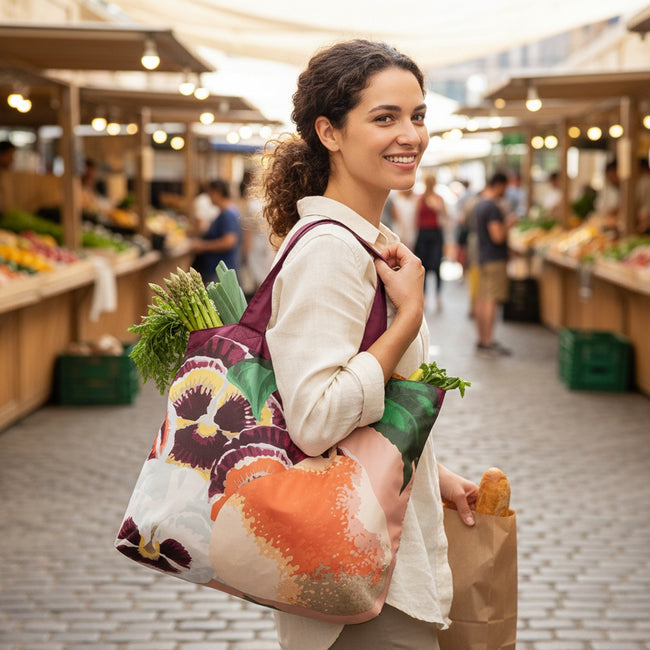 LOQI Botany Pear Reusable Shopping Bag