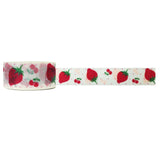 Wrapables Floral & Nature Washi Masking Tape, Strawberries & Cherries