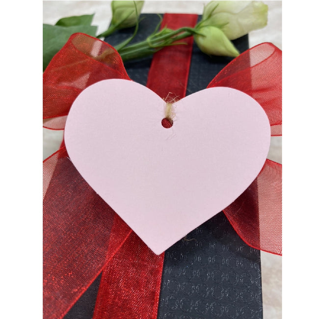 Wrapables 50 Gift Tags with Free Cut Strings, True Heart