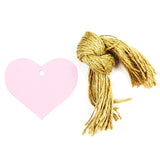 Wrapables 50 Gift Tags with Free Cut Strings, True Heart