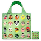 LOQI Artist Faces Reusable Shopping Bag
