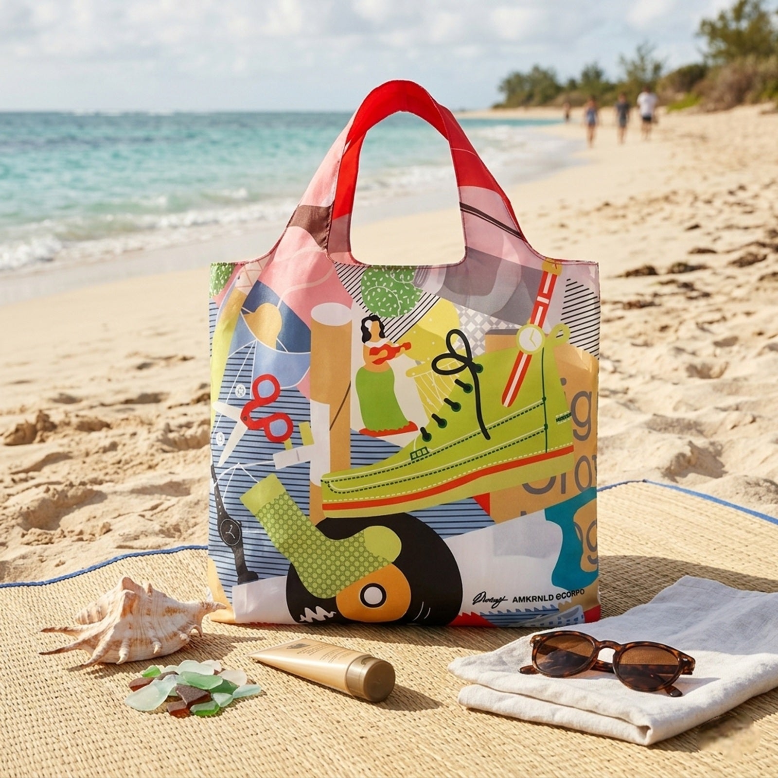 LOQI Artist Everything Reusable Shopping Bag
