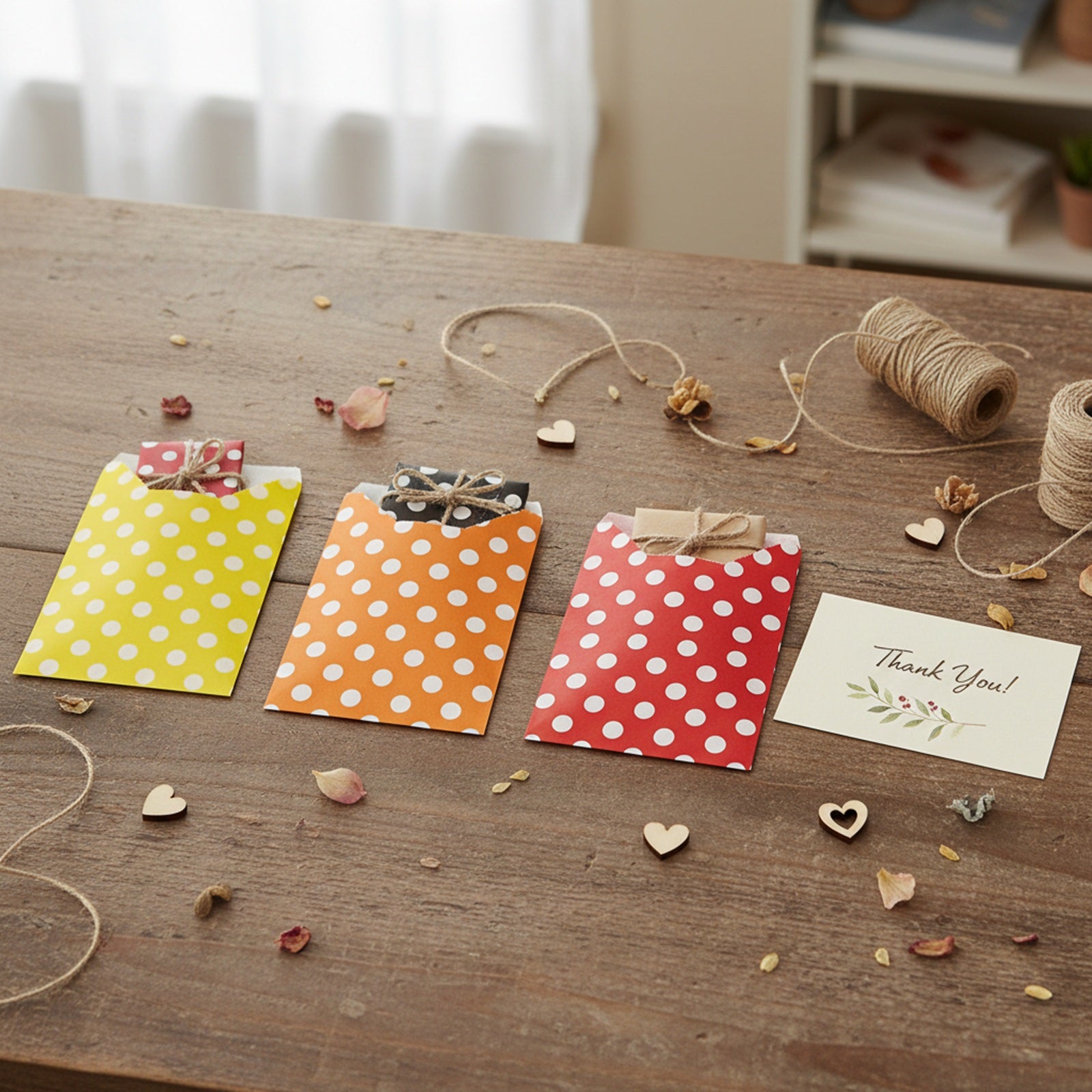 Wrapables Polka Dot Favor Bags, (Set of 25)