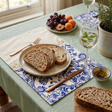 Wrapables Asian Blue Flower Placemats (Set of 4)