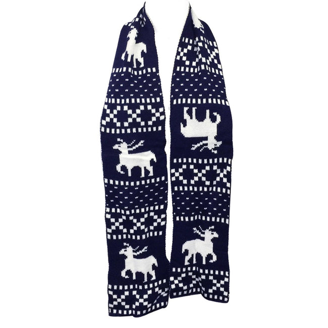 Wrapables Children??s Reindeer Hat and Scarf Set, Blue