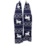 Wrapables Children??s Reindeer Hat and Scarf Set, Blue