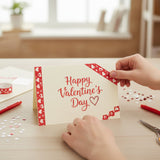 Wrapables Hearts & Sweets Washi Masking Tape, Dancing Hearts