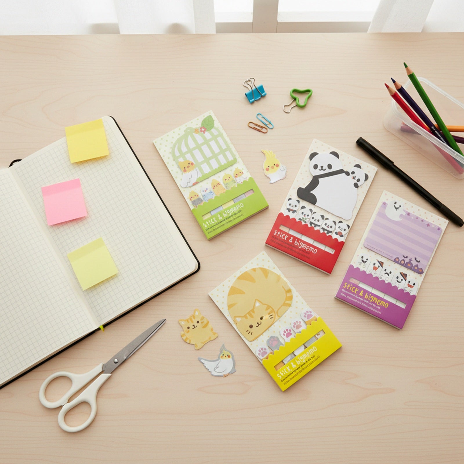 Wrapables Bookmark and Memo Sticky Notes