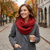 Wrapables Women's Soft Knit Warm Infinity Scarf