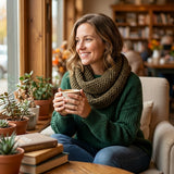 Wrapables Women's Soft Knit Warm Infinity Scarf