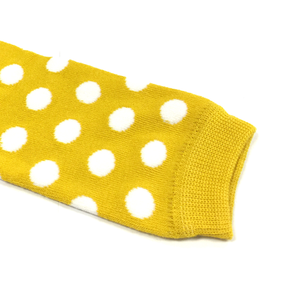 Wrapables Colorful Baby & Toddler Leg Warmers 1, Dots Yellow and White