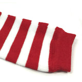 Wrapables Colorful Baby & Toddler Leg Warmers 1, Stripes Red and White