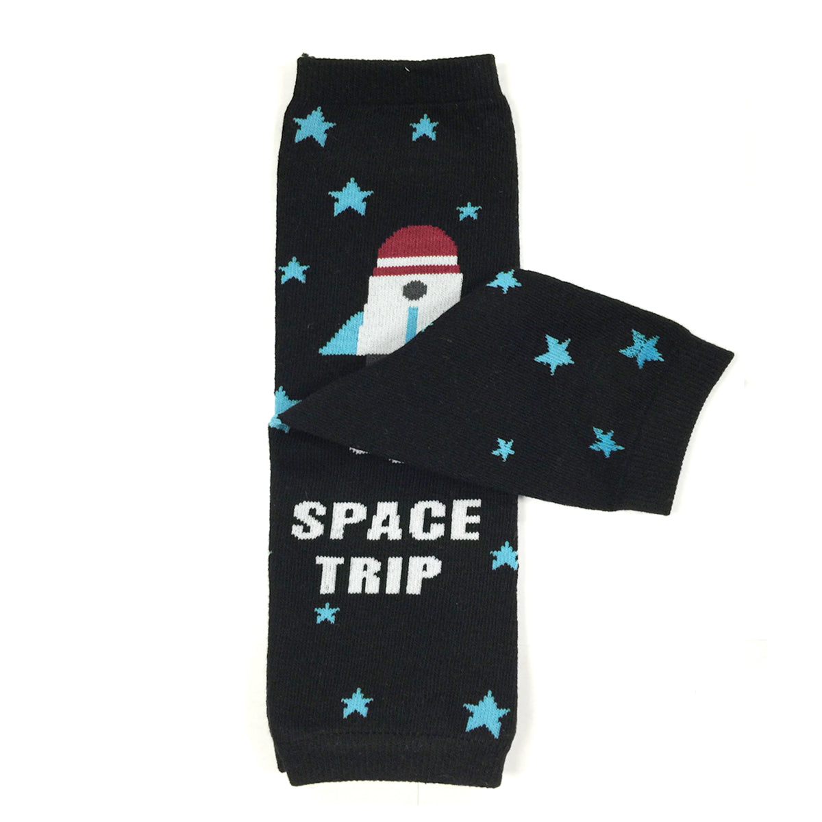 Wrapables Colorful Baby & Toddler Leg Warmers 1, Space Trip