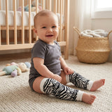 Wrapables Colorful Baby & Toddler Leg Warmers 1, White Zebra