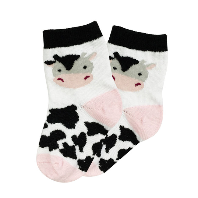 Wrapables Funny Zoo Animal Socks for Toddlers (Set of 3)