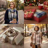 Wrapables Winter Warm Plaid Long Scarf Wrap