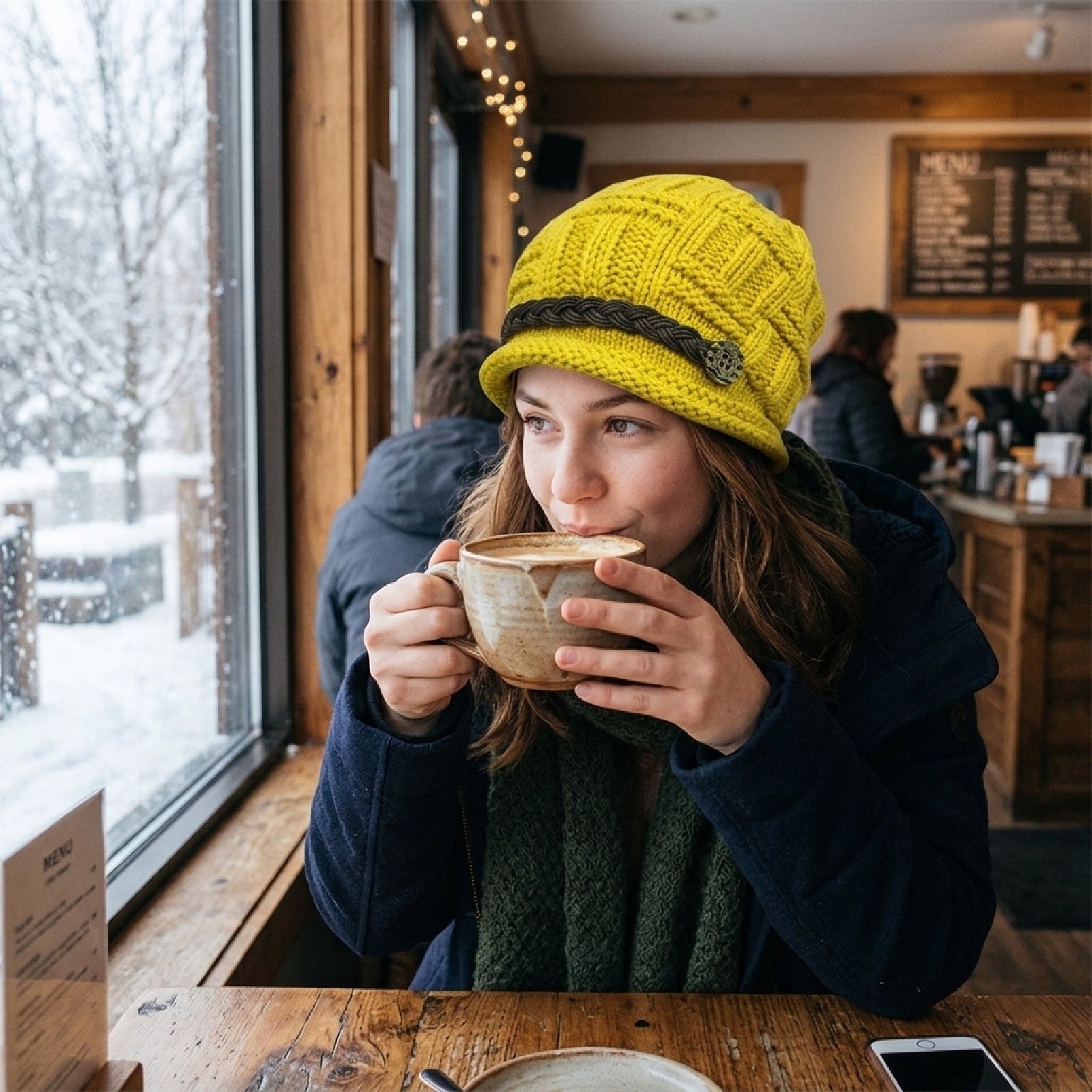 Wrapables Knitted Slouched Ski Cap