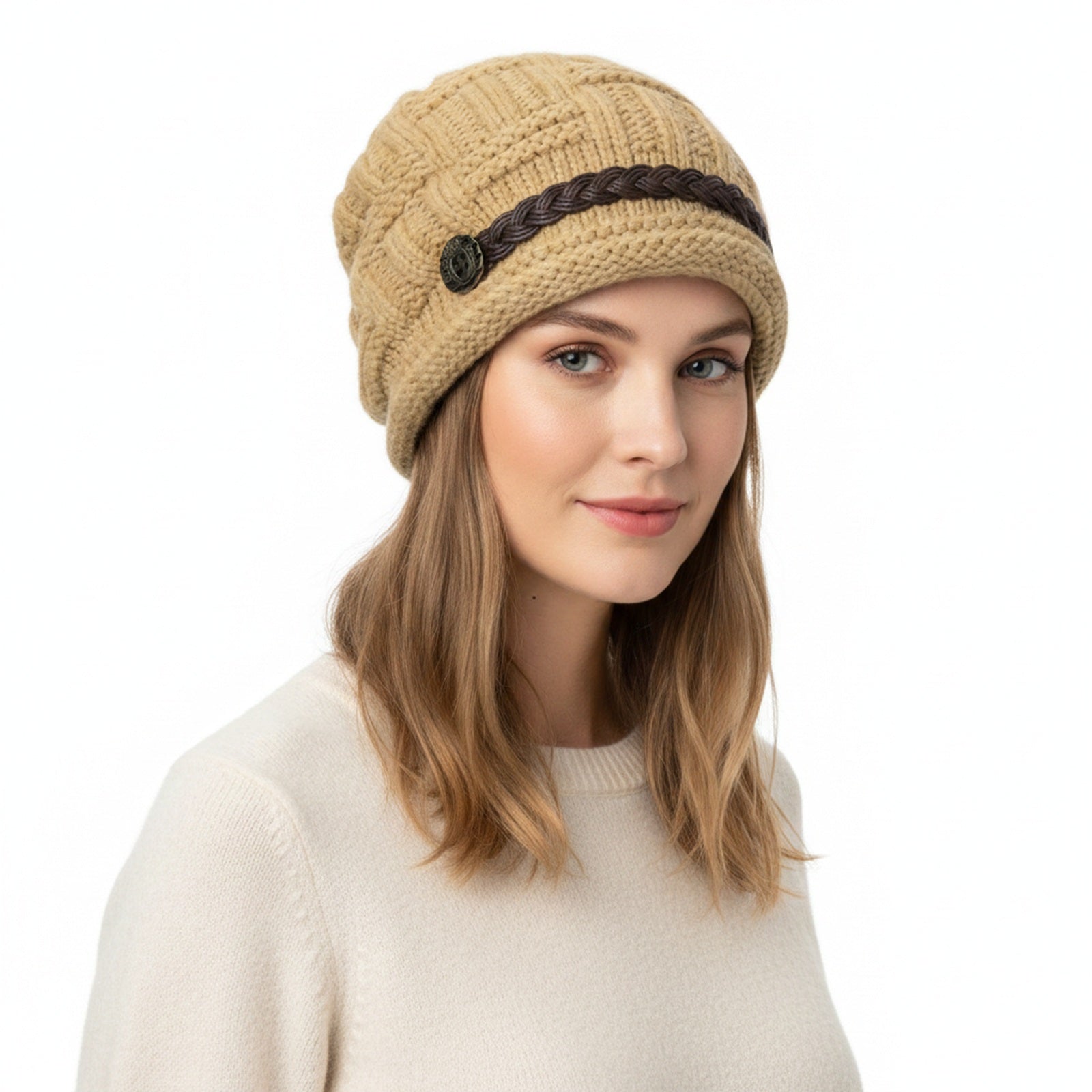 Wrapables Knitted Slouched Ski Cap