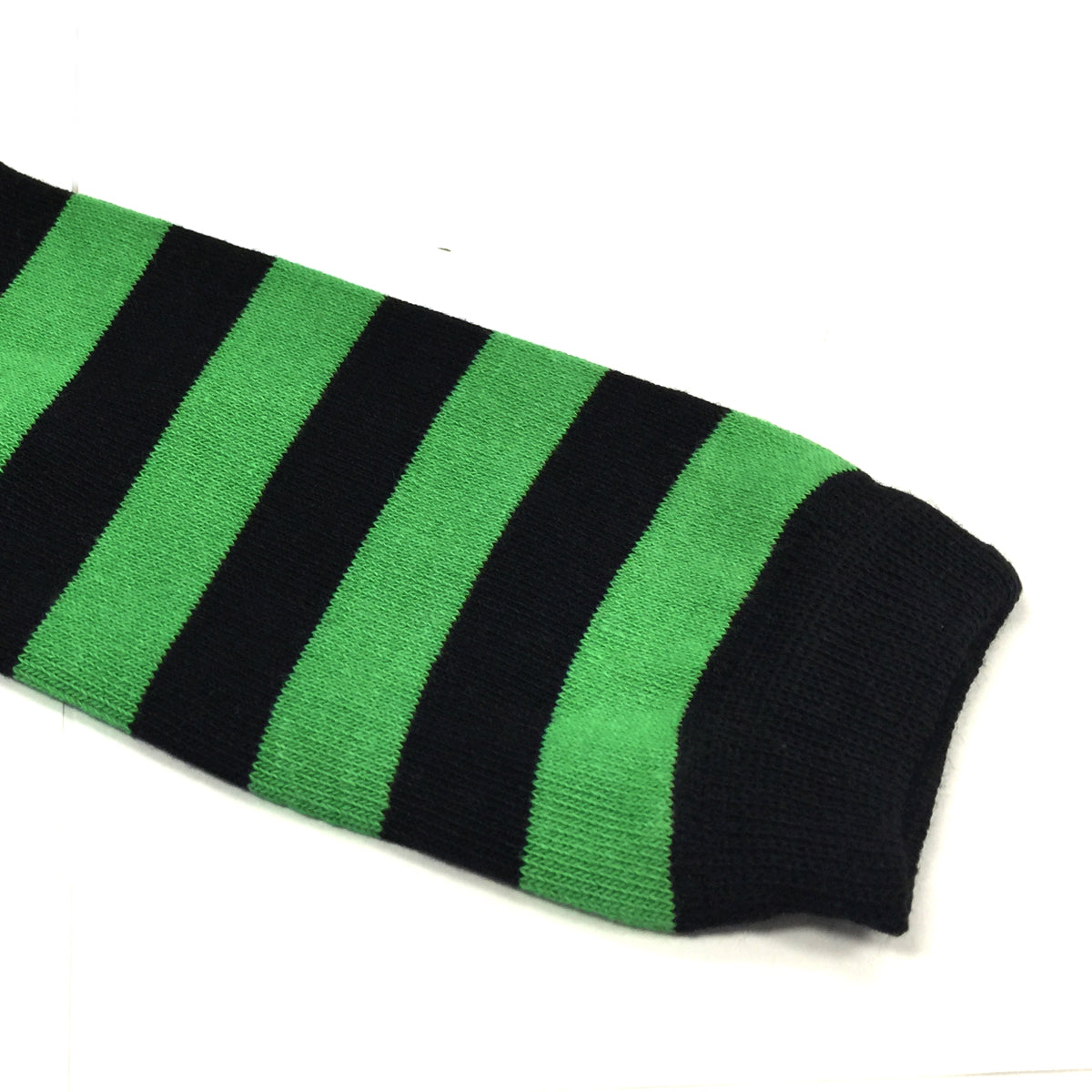 Wrapables Colorful Baby & Toddler Leg Warmers 1, Stripes Kelly Green and Black