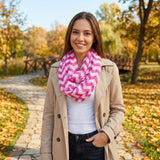 Wrapables Women's Light Weight Chevron Infinity Scarf
