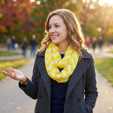 Wrapables Women's Light Weight Chevron Infinity Scarf