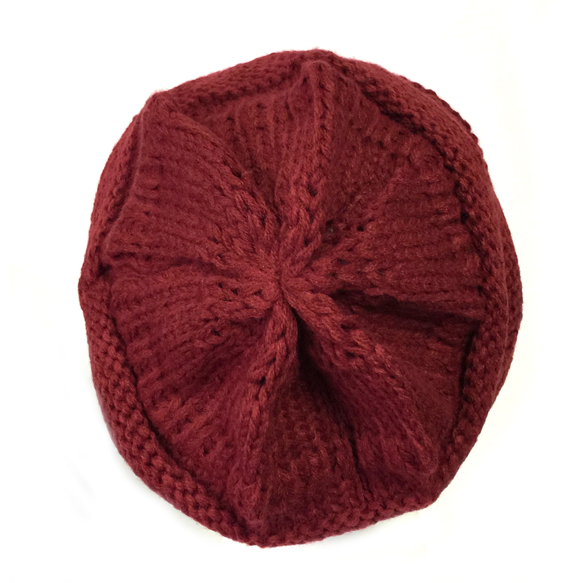 Wrapables Slouchy Winter Beanie Cap Hat, Maroon