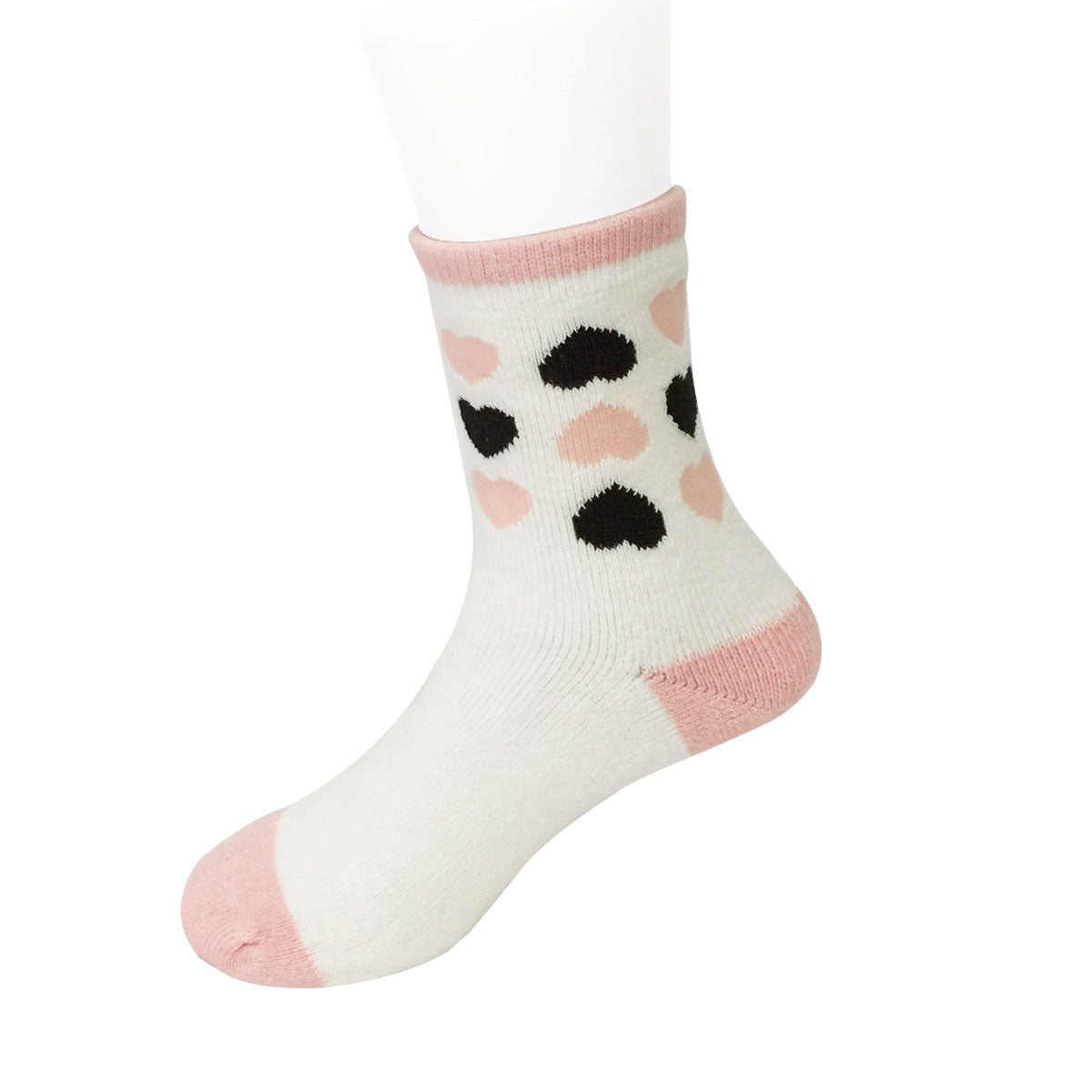 Wrapables Toddler's Thick Casual Ankle Socks (Set of 3), Leopard, Small