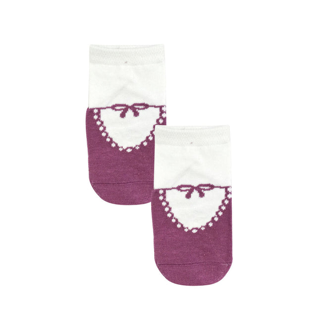 Wrapables Anti Slip Mary Jane Socks for Babies (Set of 4)