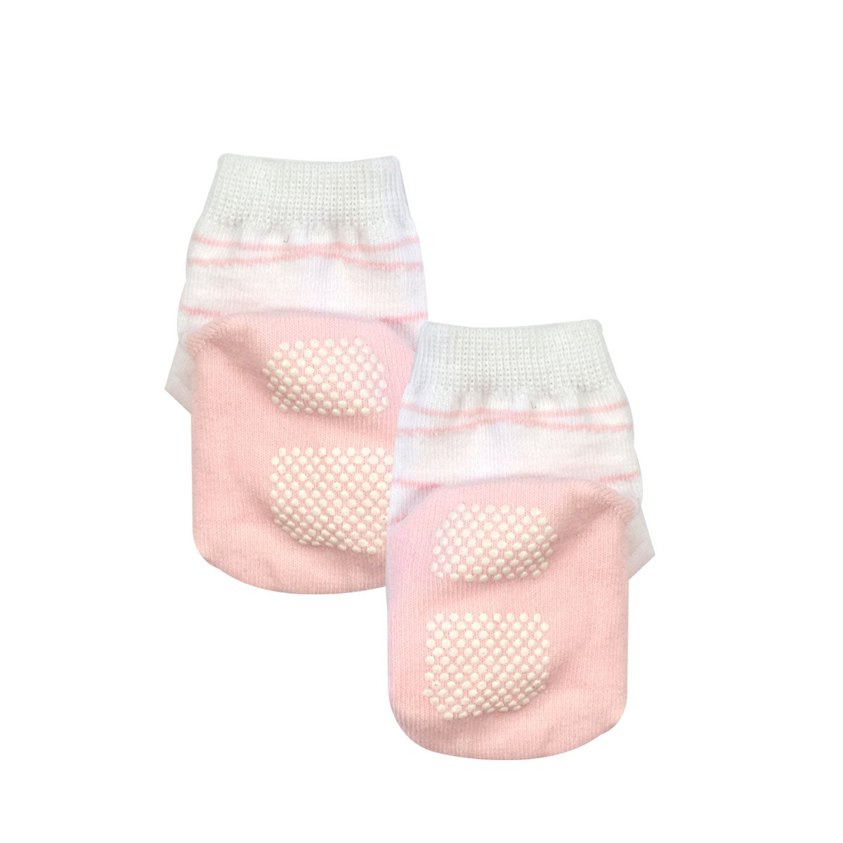 Wrapables Non-Skid Sweetheart Bows and Ruffles Socks (Set of 2)