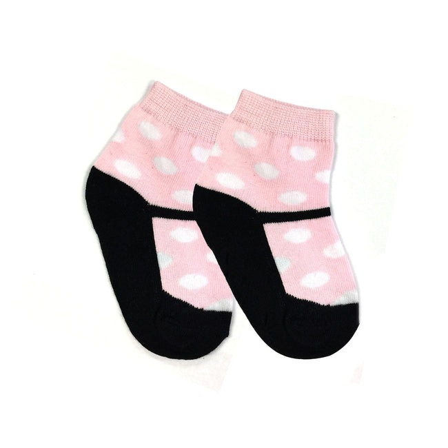 Wrapables Non-Slip Cute Mary Jane Socks for Baby (Set of 4)